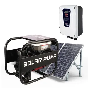 ZRI MPPT Controller Solar Powered Water Pump Solar Submersible Pump Solar Panel With Water Pump