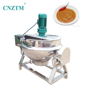 Chaudière industrielle à double enveloppe chauffante à prix de gros, avec agitateur motorisé, pour usage commercial, capacité 100L-800L - Product Image 1