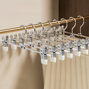 Anti-Rutsch-Metall bügel für Hosen Unterwäsche Rock Hosen Clips Metall clips Kleiderbügel für Cloth Store Shopping Malls - Product Image 2