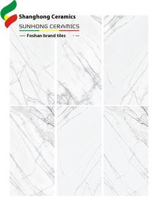 Moore Carreaux de sol métalliques émaillés modernes 750X1500 Carreaux de peau pour toute la <span class=keywords><strong>maison</strong></span> pour cuisine salon toilette Carreau de tableau blanc - Product Image 2