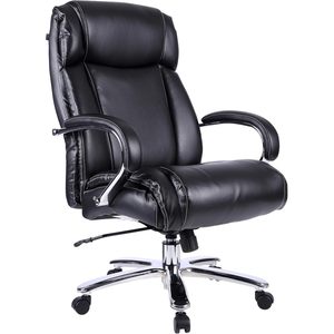 Fauteuil de Direction Ergonomique Alera Maxxis Series Big & Tall en Cuir, Design Moderne, Appuie-tête Réglable, Noir/Chrome-PU, Aluminium, Bois, Fer - Product Image 5