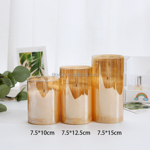 GJ-LC013 Bougies LED sans flamme en verre en gros, bougies LED sans flamme en cire à piles, bougies LED de Noël, décoration d'intérieur avec télécommande - Product Image 4