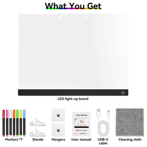 <span class=keywords><strong>Tableau</strong></span> de Dessin Lumineux pour Enfants, Effet Néon, Matériau ABS+PC, Certifié CPC, Cadeau Idéal pour Tout-Petits, <span class=keywords><strong>Tableau</strong></span> Effaçable à Sec Pliable, Jouet de Dessin, Modèle - Product Image 5