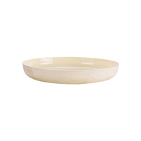 Groothandel op maat gemaakte logo tarwehalm serviesset effen kleur verticale soepkom saladebord waterbeker servies set