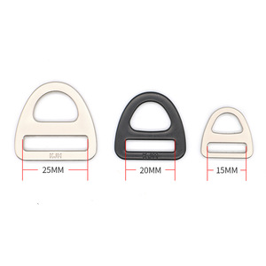 Boucles pour animaux de compagnie en alliage de zinc, anneaux en D réglables, quincaillerie pour harnais, printemps 2024 - Product Image 3
