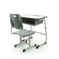 Muebles Escolares Modernos de Plástico al por Mayor, Cómodos, Ecológicos, con Altura Ajustable, Estructura Duradera, Fábrica China, Distribución Global