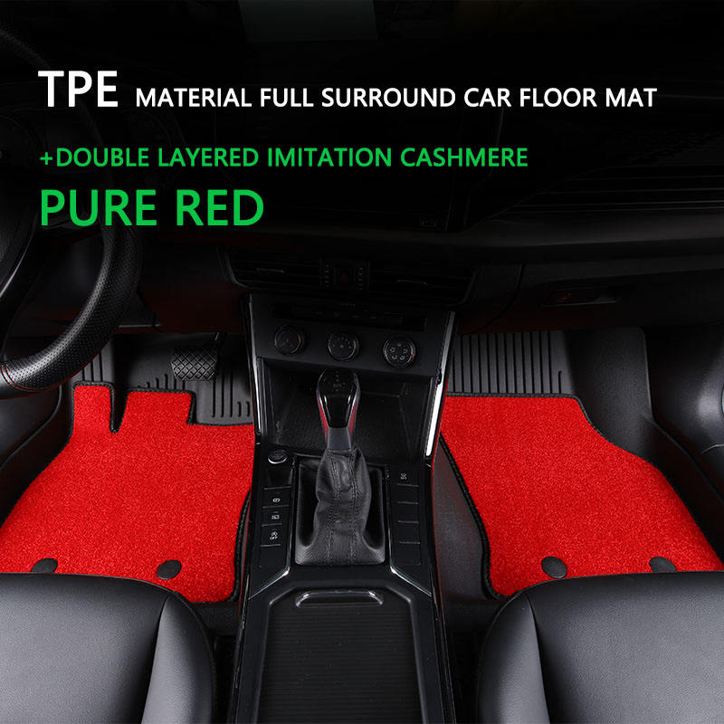 TPE double-layer cashmere red