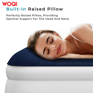 <span class=keywords><strong>Lit</strong></span> <span class=keywords><strong>gonflable</strong></span> à coussin d'air haute densité pour une <span class=keywords><strong>personne</strong></span> en tissu floqué PVC bleu WOQI avec pompe électrique intégrée - Product Image 5