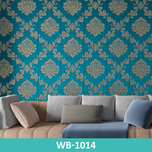 Papel pintado adhesivo de panel de pared de espuma PE 3D Floral moderno para decoración de interiores <span class=keywords><strong>Bebes</strong></span> Alfombras Papel de pared - Product Image 1