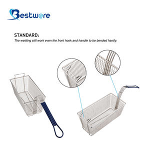 Colanders süzgeçler Catering sepeti patates derin kızartma çip paslanmaz çelik kızartma fritöz sepeti - Product Image 6