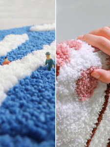 (Chackme) Alfombrillas Absorbentes de Dibujos Animados para Baño, Alfombrillas Antideslizantes para el Hogar, Alfombrillas para Inodoros - Product Image 3