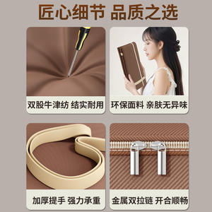 ถุงจัดเก็บเสื้อผ้าทรงสี่เหลี่ยมผืนผ้าขนาดใหญ่ สำหรับจัดเก็บเสื้อผ้าและผ้าห่ม ยี่ห้อ Enjoy Life Clothing Organizer Storage Bag - Product Image 4