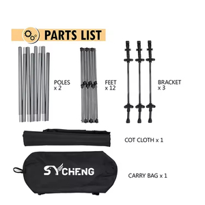 Outdoor Furniture Portable Camping <b>Cot</b> Lightweight Breathable Waterproof Oxford Cloth <b>Folding</b> Camping Bed Camp <b>Cot</b> - Product Image 3