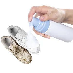 工厂价格OEM自有品牌液体泡沫液体喷雾运动鞋白鞋清洁剂套件