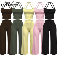 Nouvel Arrivage Milena – Ensemble 2 Pièces Short et Caraco Rembourré pour Femme, Respirant, Écoresponsable, Spandex/Nylon, Coupe Ajustée, Décontracté, Idéal Entraînement