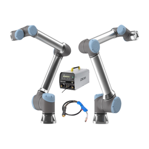 Bras robotique collaboratif Universal Robots/UR10e, machine de soudage automatisée accessible, palettiseur, pince de préhension, manutention d'emballages - Product Image 2