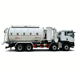 Sinotruk Anti-leakage Vacuum Suction Pressure Truck 8x4 30m³ Industrial <b>Dust</b> Ash Transfer Truck For Sale - Product Image 1