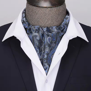 Cravates Jacquard Ascot Classiques pour Hommes, Style Britannique, Cravate de Gentleman, Ascot de Luxe - Product Image 3