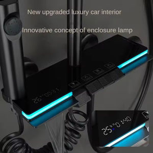 Système <span class=keywords><strong>de</strong></span> <span class=keywords><strong>douche</strong></span> à effet pluie noir <span class=keywords><strong>de</strong></span> qualité supérieure avec pulvérisateur à main ensemble <span class=keywords><strong>de</strong></span> <span class=keywords><strong>douche</strong></span> <span class=keywords><strong>de</strong></span> salle <span class=keywords><strong>de</strong></span> bain à haute pression pour un bain <span class=keywords><strong>de</strong></span> luxe - Product Image 5