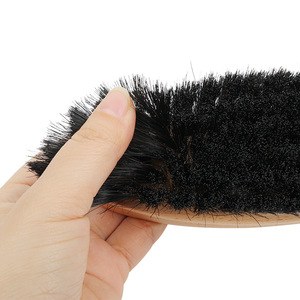 Cepillo para zapatos de madera maciza con cerdas de crin, limpieza suave para uso doméstico - Product Image 3