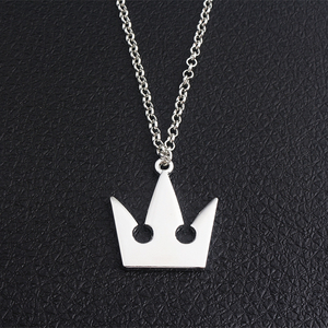 Collier Couronne de Haute Qualité en Métal avec Pendentif Lettre, Produit Promotionnel pour Fans de <span class=keywords><strong>Jeux</strong></span> - Product Image 1