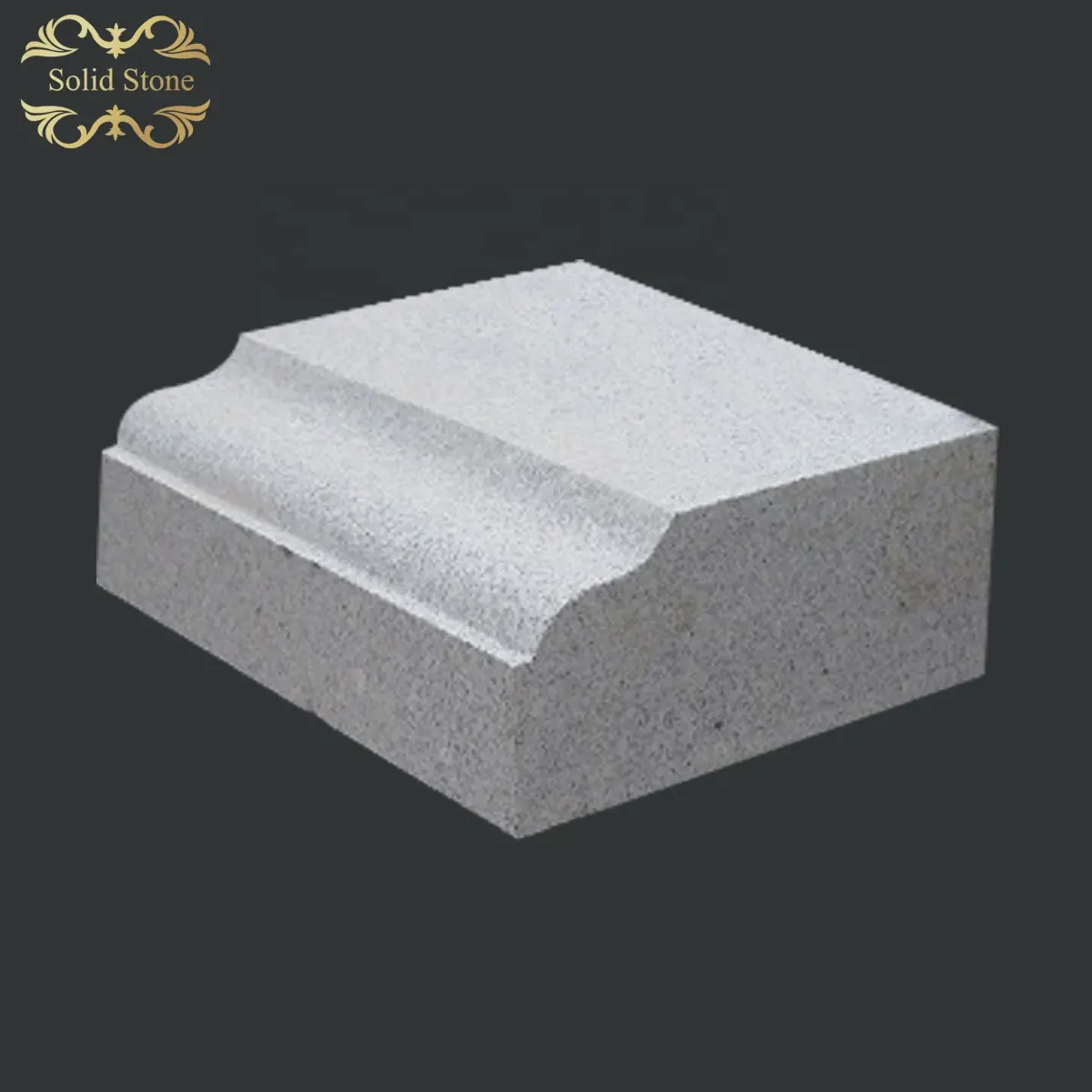Suministro directo de fábrica precio barato luz gris piedra de granito de zócalo