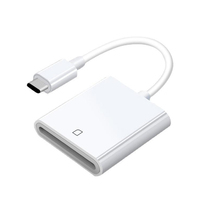Adaptador OTG para Teléfono Móvil, Cable Adaptador de Tarjeta de Memoria SD/TF de 8 Pines, Convertidor de Tarjeta de Almacenamiento para Teléfonos y Tablets