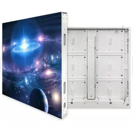 Produsen Vcore Papan Reklame Video Led Luar Ruangan P5.7 Layar Peraga LED 3D Iklan 960X960Mm Dinding Sepak Bola Stok Pabrik