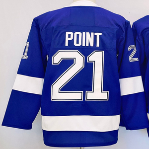 Camisetas de Hockey Cosidas para Hombre # 21 Brayden Point # 86 Nikita Kucherov # 91 Stamkos # 77 <span class=keywords><strong>Victor</strong></span> Hedman # 88 Vasilevskiy # 59 Guentzel - Product Image 4
