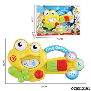 Jouet musical sensoriel pour lit <span class=keywords><strong>de</strong></span> bébé, avec clavier électronique et <span class=keywords><strong>piano</strong></span>, design grenouille <span class=keywords><strong>de</strong></span> dessin animé, pour le développement tactile et ludique du bébé - Product Image 6
