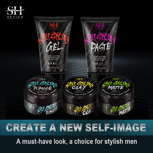 جل قوي لتصفيف الشعر الطبيعي ، مسحوق شمع لتصفيف الشعر ، منتجات مسحوق ملمس للرجال - Product Image 4