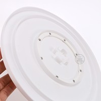 Support de plateau tournant à gâteau rotatif lisse jetable de 11 pouces Spinner tournant en plastique pour décorer l'affichage et la cuisson
