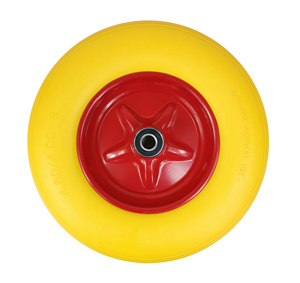 HL HANAK <span class=keywords><strong>Tire</strong></span> Flat-Free 4,00-8 Neumático sólido y rueda con cubo centrado, reemplazo para Hand Truck/<span class=keywords><strong>Dolly</strong></span>/Garden Cart - Product Image 1