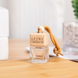 Accesorio de decoración automática, difusor de aroma de aceite esencial de aromaterapia recargable para coche, botella de vidrio colgante para el hogar del coche - Product Image 3