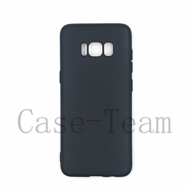 Manufacturer Wholesale Matte TPU Cases Soft Frosted Back Cover Silicone Mobile Phone Case for Samsung Galaxy S8 Black