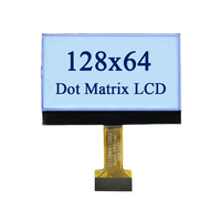 Écran LCD monochrome BXDISPLAY de 2,4 pouces, écran matriciel 128x64 points, technologie FSTN positive, interface 20 broches, graphique LED