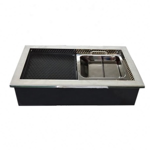 Table de gril électrique et Hotpot de <span class=keywords><strong>BBQ</strong></span> <span class=keywords><strong>coréen</strong></span> commercial pour des restaurants bas <span class=keywords><strong>prix</strong></span> pour la marmite et le <span class=keywords><strong>BBQ</strong></span> - Product Image 2