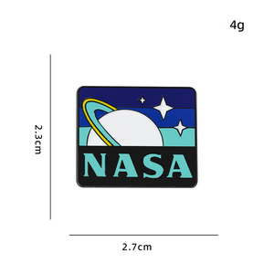 Pins de Esmalte Duro de la <span class=keywords><strong>NASA</strong></span> con Diseño de Cohetes Espaciales, Insignia Metálica de Solapa de la Nave Espacial Saturn, Broche Vintage de Astronomía, Regalo para Fanáticos del Espacio - Product Image 3