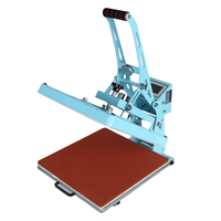 Presse à chaud semi-automatique commerciale 15x15 pouces pour la sublimation de t-shirts et l'impression par transfert thermique