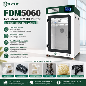 เครื่องพิมพ์ 3 มิติแบบ FDM ระดับอุตสาหกรรม พร้อมพื้นที่การพิมพ์ขนาด 500 มม. สำหรับการพัฒนาและออกแบบผลิตภัณฑ์ - Product Image 1