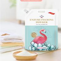 LC Matières premières Détergent à lessive Savon Lessive Poudre à Lessiver Oxygène Actif Enzyme Mousse Poudre à Lessive à Vendre