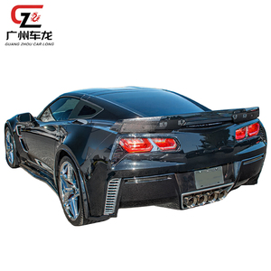 Vente d'usine de pièces automobiles : Aileron arrière SM Wickerbill pour Chevrolet <span class=keywords><strong>Corvette</strong></span> C7 Z06 <span class=keywords><strong>2014</strong></span>-2019, aileron arrière en fibre de carbone - Product Image 6