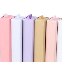 Boîte à bijoux en carton écologique avec logo personnalisé et tiroir en mousse noire pour collier, bracelet, montre, lunettes, coffret cadeau