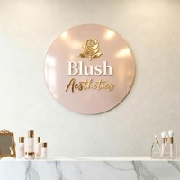 Enseigne d'entreprise en métal 3D personnalisée ZHILIN, enseigne extérieure avec logo de l'entreprise, lettres en métal, isotype pour bureau, logo découpé au laser, enseigne imperméable