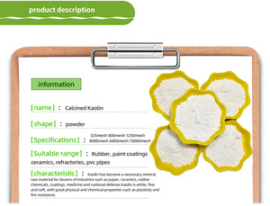 Độ trắng cao 325 lưới cao lanh nung được sử dụng trong cao su phủ giấy gốm - Product Image 2