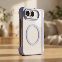 Étui de téléphone magnétique pliable de luxe pour 18 Duo avec design entièrement enveloppant en PC et TPU à bords souples