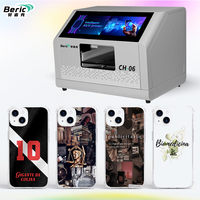 Printer Flatbed UV Inkjet Otomatis New Beric A5 dengan Print Head I3200 untuk Casing Ponsel 19x12x6cm, Kecepatan Cetak 4 Menit, Garansi 2 Tahun