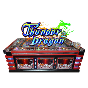 <span class=keywords><strong>Vendita</strong></span> calda <span class=keywords><strong>Online</strong></span> 100 pollici 10 giocatori Arcade Shooting Game Table Fish Machine Cabinet Ocean King 2 Thunder Dragon - Product Image 2
