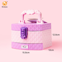 Sac à main de maquillage pour filles, gloss à lèvres, fard à paupières, blush, vernis à ongles, bagues, ensemble robe de princesse, jouet en plastique pour jeu d'imitation pour enfants, cadeau de Noël