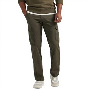 Pantalon Cargo Décontracté Tendance pour Homme 2026 – Poches Latérales, Taille Mi-Haute Élastique, Imprimé Toile, Anti-rétrécissement, 100% Coton - Product Image 3